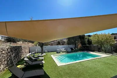 Image de Belle Maison climatisée avec piscine chauffée proche Plage et centre ville