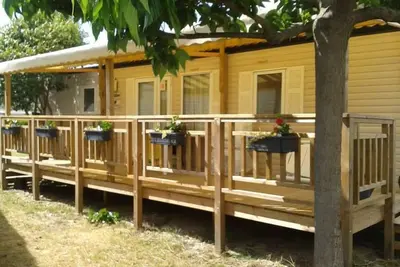 Image de Mobil Home (n° 158) climatisé grand confort dans camping 4 étoiles
