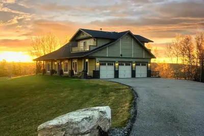 Image de Maison de transport pittoresque à proximité de Calgary et de l'esquestre Spruce Meadows