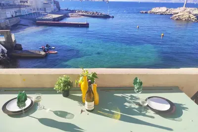 Image de Cabanon rénové Marseille - Vue mer - Malmousque***