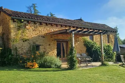Image de La Bergerie située sur le magnifique Domaine de Cournet Haut