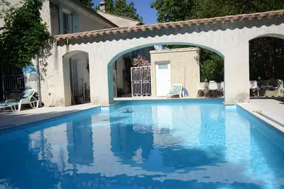 Image de Logis avec piscine dans la Magnanerie de Saint-Maurice