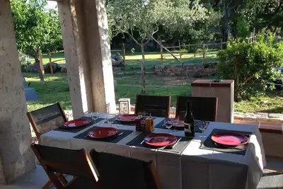 Image de Bas de villa pour 4 personnes au calme et proche des plages