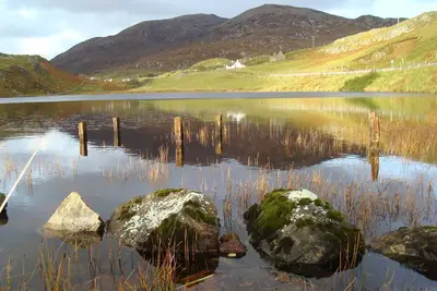 Harris White Cottage Sea & Vues loch du chalet traditionnel moderne