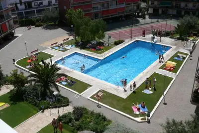 Image de Oasis Proche Barcelone Pool Beach Tennis Relax Family Appartement