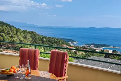 Image de ctma102 - Cottage avec piscine au-dessous des montagnes de Biokovo, deux unités résidentielles
