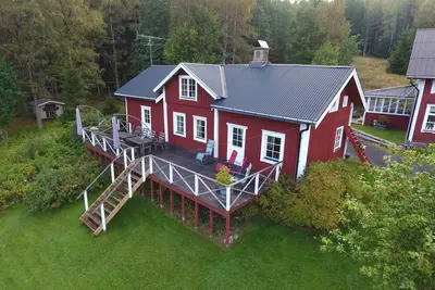 Image de Maison Klockar avec vue imprenable sur les montagnes