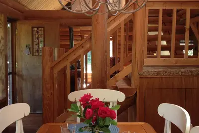 Image de Retraite Log-Cabin Lakefront
