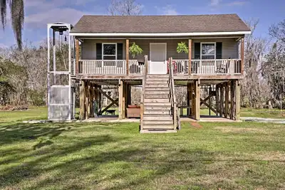 Image de Magnifique chalet cajun près de Falgout Canal Marina à 15 min au sud de Houma, La