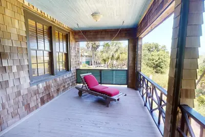 Image de 1 Shirley Road - Une maison vraiment originale sur Tybee Island - Vue panoramique.