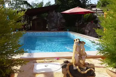 Image de vacances Lovran à la plage avec votre chien