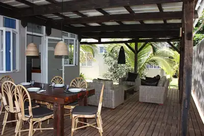 Image de Mini Villa 4 personnes Ile Maurice Pereybere 30m de la mer Wifi Parking