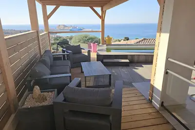 Image de Location Standing Estivale Calme Vue Mer Imprenable