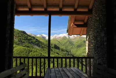 Image de Vacances Montagne - Chalet Mongioie avec vue panoramique.