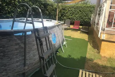 Bastia Sud Villa Duplex T4 118 m2 climatisée 2 salles de bain proche de la mer.