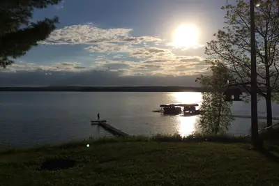 Image de Cabane pittoresque avec une vue imprenable sur le lac Metonga