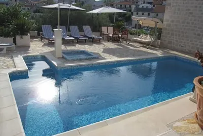 Image de Maison de vacances dans Sumartin avec vue mer, Balcon, Climatisation, Wifi (626-1)