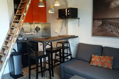 Image de Appartement Seignosse, Vue sur l'Océan à 100m de la plage, 4 pers. 32m2