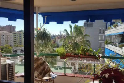 Appartement refait à neuf 6° étage sans vis à vis sur patio, proche mer