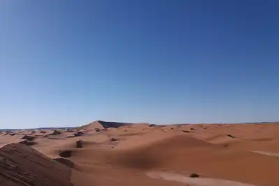 Désert de camp nomade