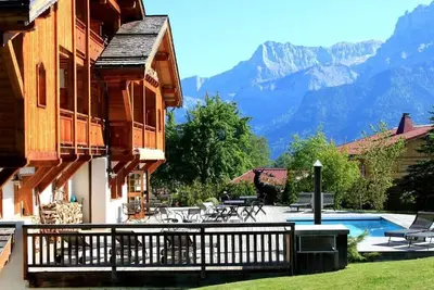 Image de Chalet spacieux à 15mn de Megève et face au Mont Blanc!