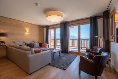 Image de Appart 130m², full services 4*, 4 chbr, 3 sdb/d, grande terrasse Sud, 2 parkings