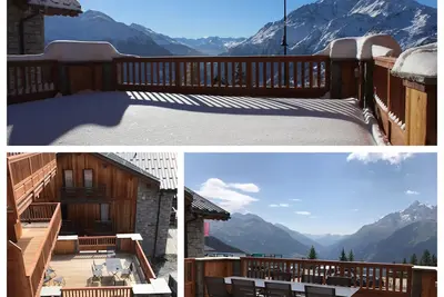 Image de Appart 110m², full services 4*, 3+1 chbr, 3 sdb/d, grande terrasse Sud, 2 parkings