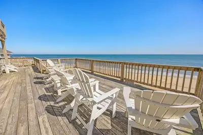 Image de Marchez à droite sur la plage! Bord de mer aménagé, Rodanthe - Piscine, théâtre et plus