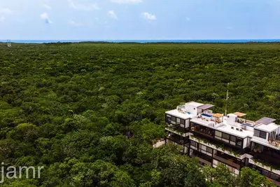 Image de Vue sur les ruines mayas, Lux, exclusif, zen, nouvel appartement confortable