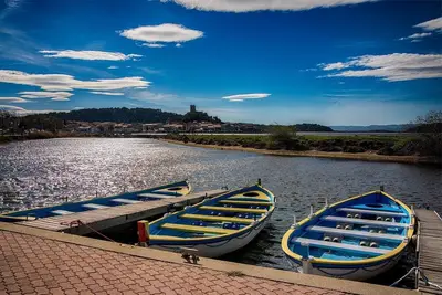 Image de Studio Gruissan plage wifi piscine, clim, parking, équipé 4 pers, Rdc, terrasse sud