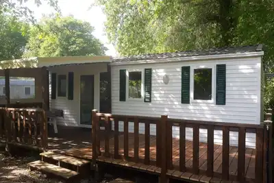 Image de mobi home dans un camping 4 étoiles