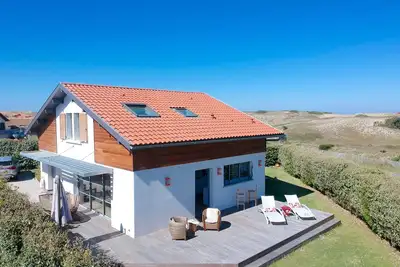 Image de Maison de plage moderne - à 150 m des vagues de l'Atlantique - vues sur les dunes