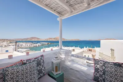Image de Naousa House avec vue sur la mer