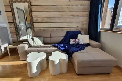 Image de Studio avec coin montagne  Situation exceptionnelle dans la station