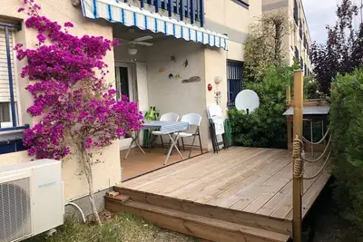 Image de Appartement 150 m plage avec jardinet et garage
