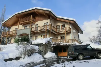 Image de Landhaus Mitsche, appartement Ă Gartnerkofel avec vue sur la montagne