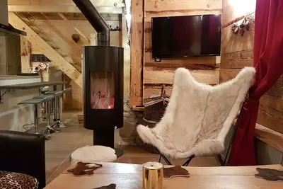 Image de Chalet Le Bois Du Roc avec spa