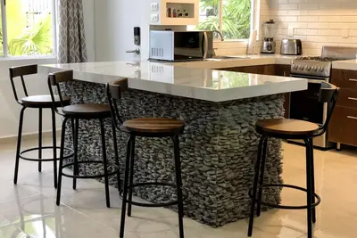 Image de Casa Tortuga Puerto Morelos, Riviera Maya. Maison de luxe de deux chambres.