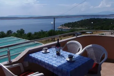 Appartement dans Dramalj avec vue mer, Balcon, Climatisation, Wifi (4623-10)