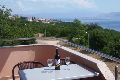 Image de Appartement dans Dramalj avec vue mer, Balcon, Climatisation, Wifi (4623-4)