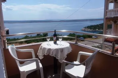 Image de Appartement dans Dramalj avec vue mer, Balcon, Climatisation, Wifi (4623-8)