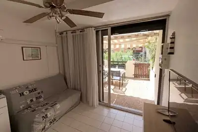 Image de Superbe studio cabine 4 personnes en Rdc