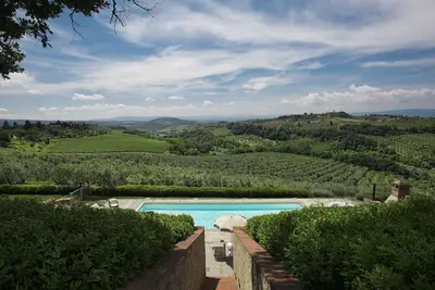 Image de Villa de luxe située entre Florence et Sienne. Air conditionné, piscine et Spa!