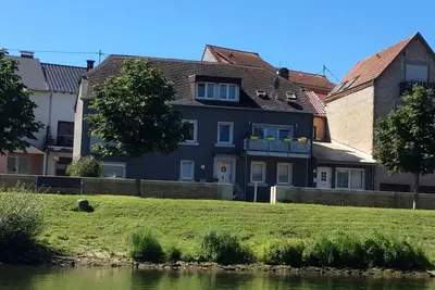 Image de Appartement avec vue directe sur la Moselle et la Sauer. Frontière luxembourgeoise