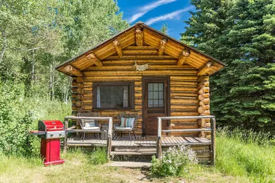 Image de Cozy Log Cabin Historic Trail Creek Ranch