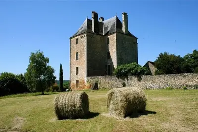 Image de Château de rêve historique avec piscine sur des terrains privés massifs avec une vue imprenable