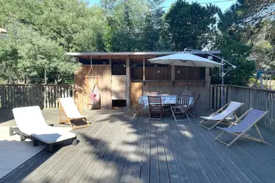 Image de Belle villa récente au Cap Ferret. Quartier recherché du Mimbeau 8 Personnes