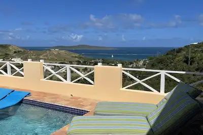 Image de Premium Villa Limetree pour 2, piscine privée chauffée, Big Ocean & Buck Island Vues
