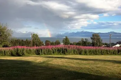 Image de Vue sur la mer! Incroyable vue à 180 degrés sur la baie de Kachemak, les glaciers et la flèche Homer!