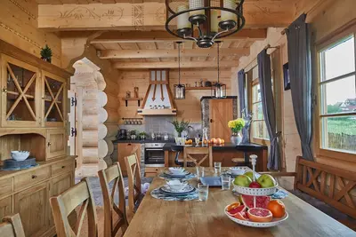 Image de Villa de luxe de style montagnard près de Zakopane - sauna, piscine, jacuzzi et cheminée